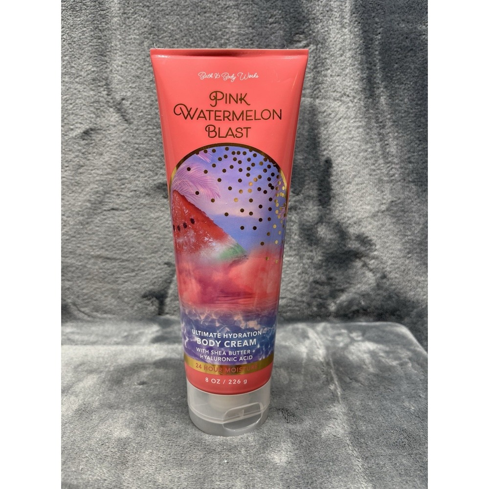 Bath & Body Works Ultimate Hydration Body Cream - Pink Watermelon Burst - NEW